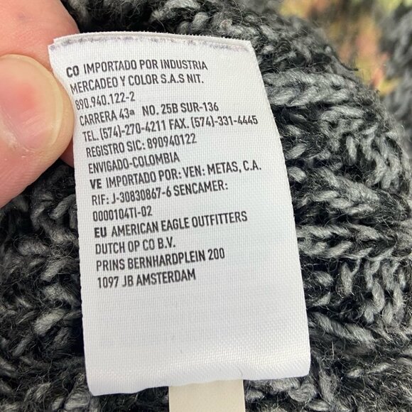 American Eagle Mohair Wool Fair Isle Sweater Knit Boho Womens Size Small Y2K‎ - Picture 9 of 13